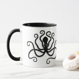 Oktopus aus Minoan-Keramik mit lustigem Text Tasse