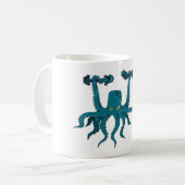 Oktopus ausarbeiten kaffeetasse (Vorderseite Links)
