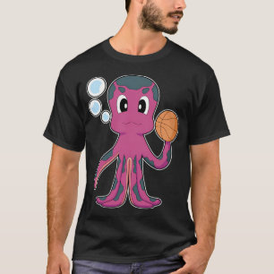 Oktopus Basketballspieler Basketball Sport T-Shirt
