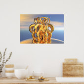 Oktopus (beginnt bei $ 12,80) poster (Küche)