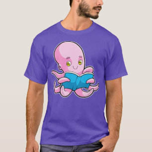 Oktopus beim Lesen eines Buches T-Shirt