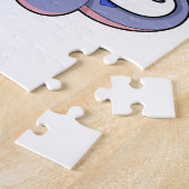 Oktopus beim Lesen mit Buch Puzzle (Seite)