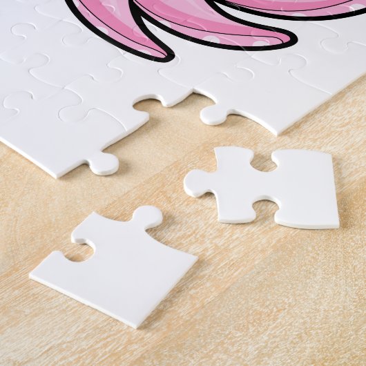 Oktopus beim Tauchen mit Schnorchel & Schwimmbrill Puzzle (Seite)