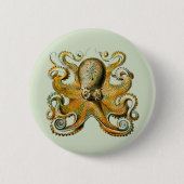 Oktopus Button (Vorderseite)