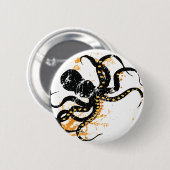 Oktopus Button (Vorne & Hinten)