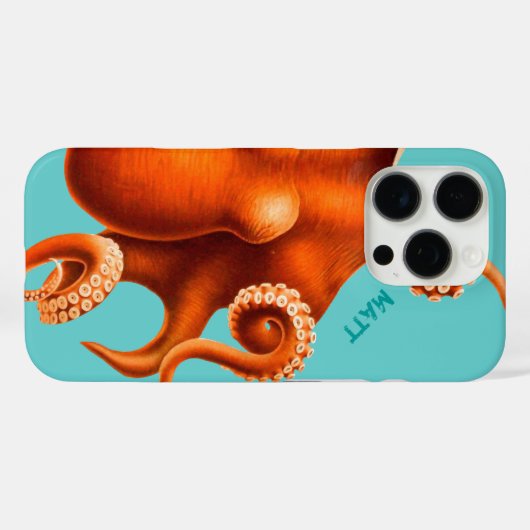 Oktopus Case-Mate iPhone Hülle (Rückseite (Horizontal))