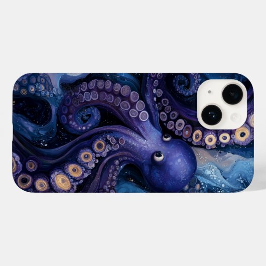 Oktopus Case-Mate iPhone Hülle (Rückseite (Horizontal))