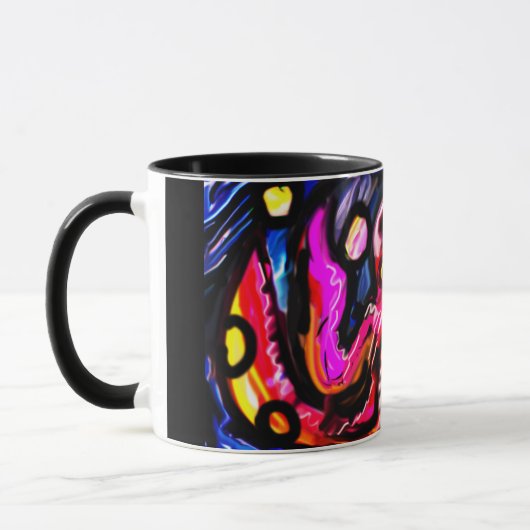Oktopus-coole Kunst Tasse (Links)