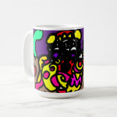 Oktopus   cooler Stil Kaffeetasse (Vorderseite Links)