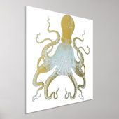 Oktopus Dekor Foliendrucke (Ablage )