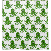 Oktopus-Design Duschvorhang (Vorderseite)