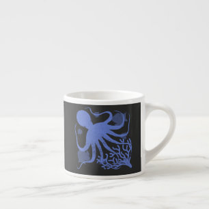 Oktopus (dunkler Hintergrund) Espressotasse
