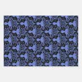 Oktopus (dunkler Hintergrund) Geschenkpapier Set (Vorderseite 2)