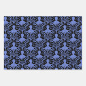 Oktopus (dunkler Hintergrund) Geschenkpapier Set (Vorderseite)