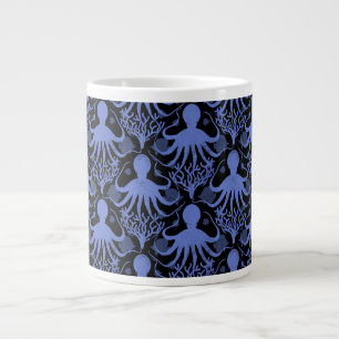 Oktopus (dunkler Hintergrund) Jumbo-Tasse
