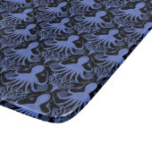 Oktopus (dunkler Hintergrund) Schneidebrett (Ecke)