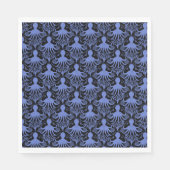 Oktopus (dunkler Hintergrund) Serviette (Vorderseite)