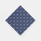 Oktopus (dunkler Hintergrund) Serviette (Ecke)