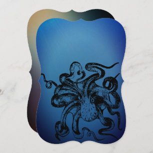 Oktopus einladung