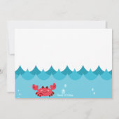 Oktopus - Einladung zum Geburtstag (Rückseite)