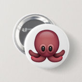 Oktopus - Emoji Button (Vorne & Hinten)