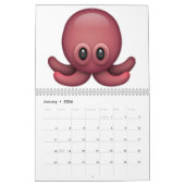 Oktopus - Emoji Kalender (Jan 2026)