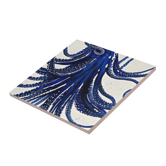 Oktopus Fliese (Seite)