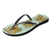Oktopus-Flip-Flops Badesandalen (Schrägansicht)