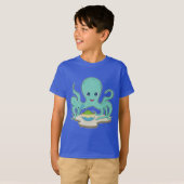 Oktopus Food Bowl T-Shirt (Vorne ganz)
