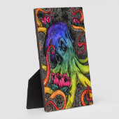 Oktopus Fotoplatte (Seite)