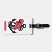 Oktopus-Gepäckanhänger Gepäckanhänger (Vorderseite horizontal)