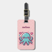 Oktopus Gepäckmarken Gepäckanhänger (Vorderseite vertikal)