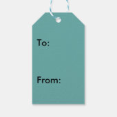 Oktopus-Geschenkanhänger Geschenkanhänger (Rückseite)