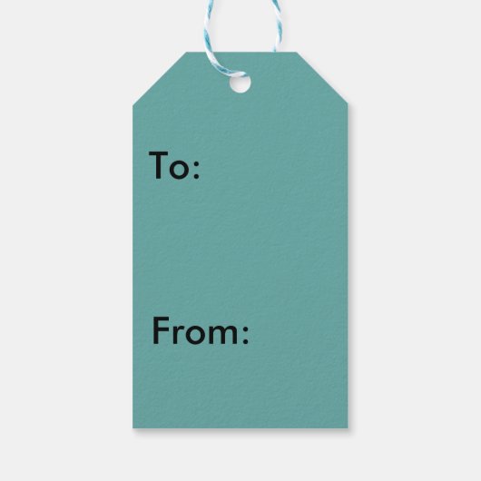 Oktopus-Geschenkanhänger Geschenkanhänger (Rückseite)