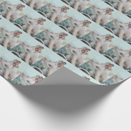 Oktopus Geschenkpapier (Ecke)