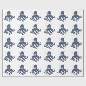 Oktopus Geschenkpapier (Flach)
