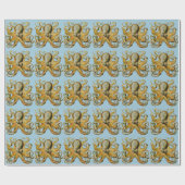 Oktopus Geschenkpapier (Flach)