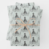 Oktopus Geschenkpapier Set (Beispiel)