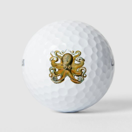Oktopus Golfball (Vorderseite)