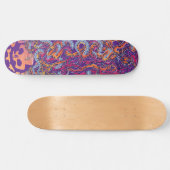 Oktopus-Graffiti-Skateboard Skateboard (Horizontal)
