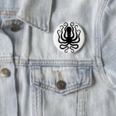 Oktopus, griechisches Reliefdesign Button (Beispiel)