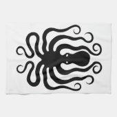 Oktopus, griechisches Reliefdesign Handtuch (Horizontal)
