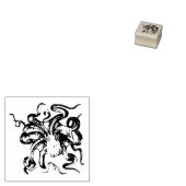 Oktopus Gummistempel (Stempel)