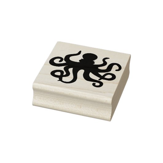 Oktopus Gummistempel (Stempel)