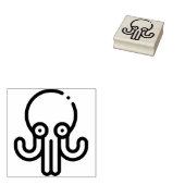 Oktopus Gummistempel (Stempel)