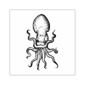 Oktopus Gummistempel (Prägung)