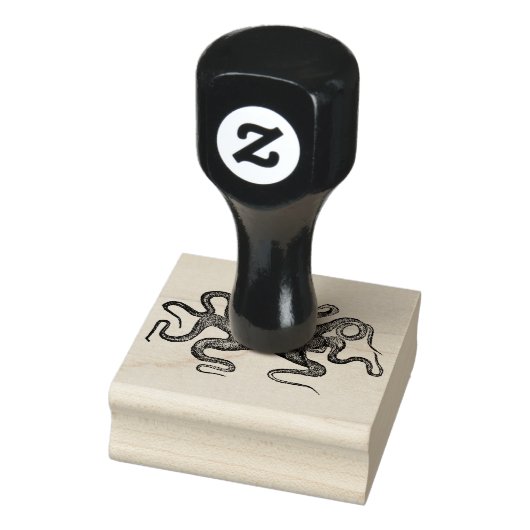 Oktopus Gummistempel (Stempel)