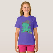 Oktopus Halloween T-Shirt (Vorne ganz)