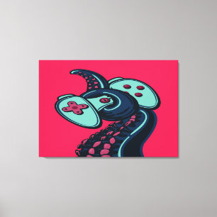 Oktopus Hand Leinwanddruck