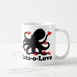 Oktopus hat eine große Liebe Kaffeetasse